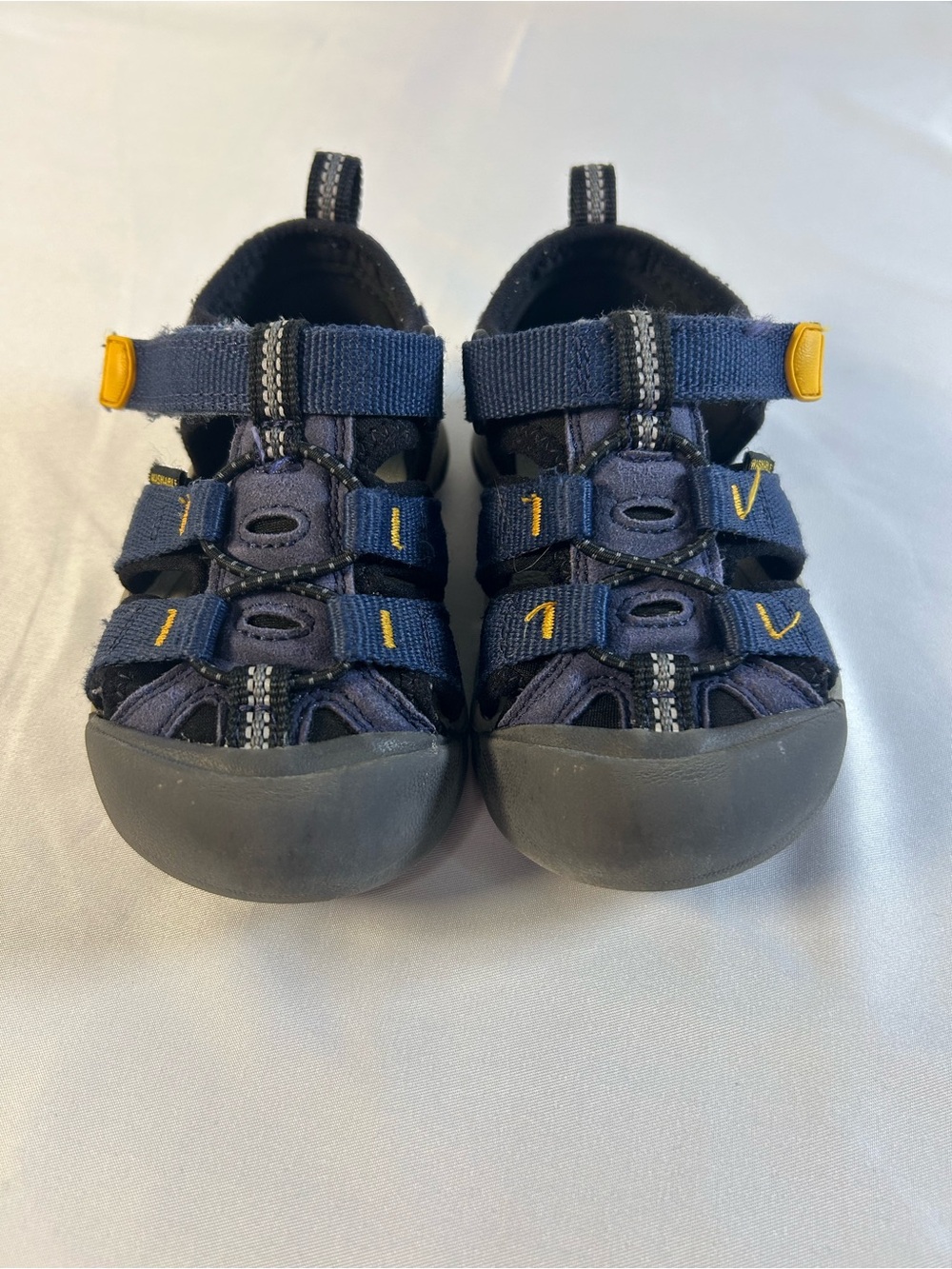 Keen Kids Navy Newport H2 Closed-Toe Sandals Outdoors Water Shoes size 7